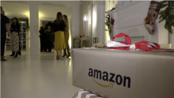 Amazon es la compañía en línea líder en venta y distribución en Estados Unidos [Foto: VOA/Antoni Belchi].