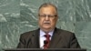 Iraqi President Appeals for Investments in UN Speech