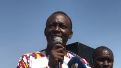 Dr Succès Masra, président du parti les Transformateurs, au Tchad. (VOA/André Kodmadjingar)