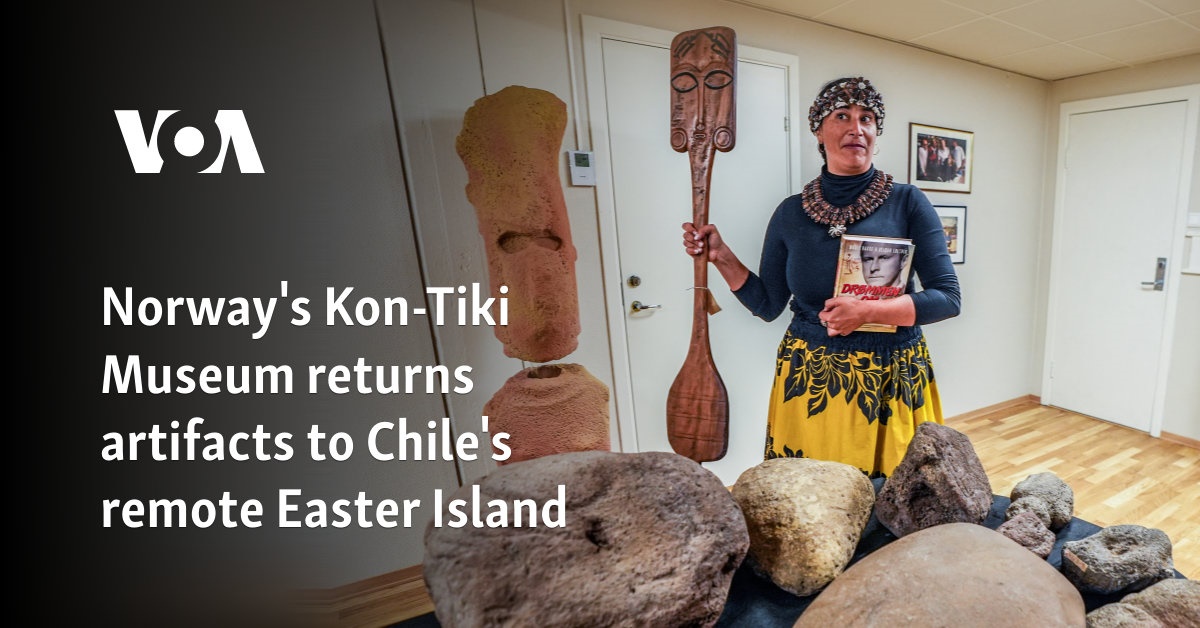 Norway's Kon-Tiki Museum returns artifacts to Chile's remote Easter Island