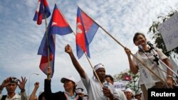 Biểu tình ở Campuchia yêu cầu bầu cử tự do và công bằng