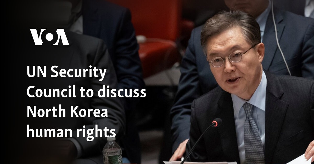 UN Security Council to discuss North Korea human rights