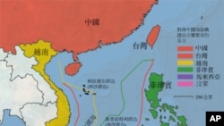 南中国海主权争议地图