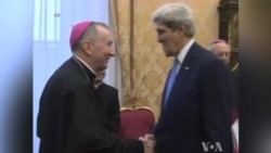 Kerry Meets Vatican Officials on Middle East Ahead of Pope's Visit
