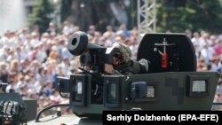 ПТРК "Джавелин" на военном параде в Киеве по случаю Дня независимости. 24 июля 2018
