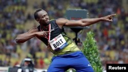 Jamaican sprinter Usain Bolt