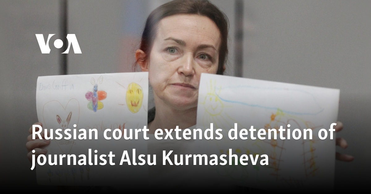 Russian Court Extends Detention Of Journalist Alsu Kurmasheva