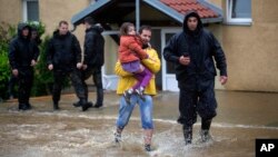  塞爾維亞出現水浸現象