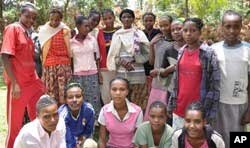 Uncircumcised girls at Mesafie village, southern Ethiopia