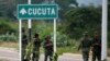 Des militaires à la frontière entre la Colombie et le Vénézuela