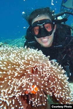 Marine biologist Danielle Dixson has done extensive research on coral reefs.