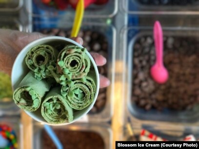 Thai Style Rolled Ice Cream Getting Popular In U S