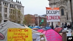 An Occupy London camp