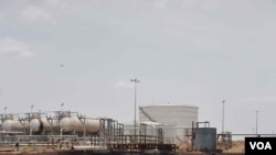 A South Sudan oil production facility in Unity State.
