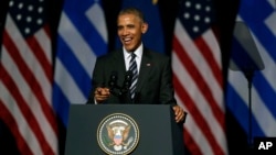 Президент Обама в Афінах