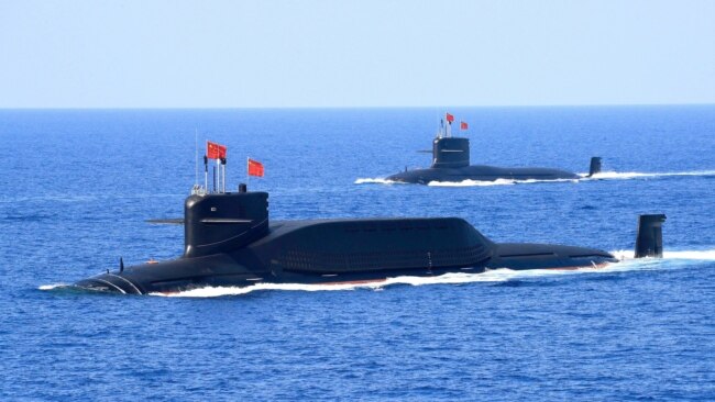资料照:中国海军094A型晋级战略核潜艇