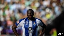 L'attaquant malien de Porto, Moussa Marega, lors du match contre le Sporting CP, Portugal le 25 mai 2019.