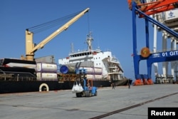 Suasana di pelabuhan Gwadar, Pakistan, Koridor Ekonomi China-Pakistan (CPEC), 4 Oktober 2017. (Foto: dok).