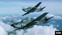 Jiragen yaki na A-29 Super Tucano 