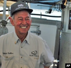 Wilbert Collins, 72, is a third generation oyster fisherman.