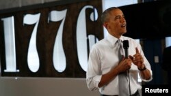 Predsednik Barak Obama govori o ekonomiji u prestonici Vašingtonu
