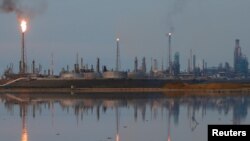 FILE - The Amuay refinery complex belongs to the Venezuelan state oil company PDVSA in Punto Fijo, Venezuela, Nov. 17, 2016.