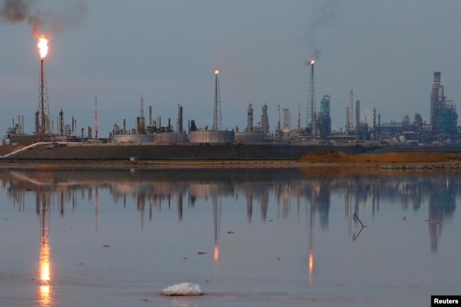 FILE - The Amuay refinery complex belongs to the Venezuelan state oil company PDVSA in Punto Fijo, Venezuela, Nov. 17, 2016.