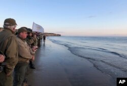 En la costa de Normandía, donde miles de hombres murieron 75 años atrás, un grupo cada vez menor de veteranos de la Segunda Guerra Mundial recordó el Día D, el jueves 6 de junio de 2019.