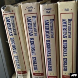 Earlier volumes of the Dictionary of American Regional English