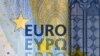FILE - This file photograph taken in Dortmund on Jan. 27, 2020, shows the logo of a 20 Euro banknote. Jan. 1, 2022 marks the 20th anniversary of the euro entering circulation. 