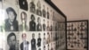 FILE- Photos of Cambodian prisoners during the Khmer Rouge regime, displayed at the Tuol Sleng Genocide Museum in Phnom Penh, Cambodia. (Sun Narin/VOA Khmer) 