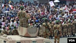 Pasukan keamanan Yaman dilaporkan menembaki demonstran yang berkemah di sebuah lapangan di Sana'a (foto: dok).