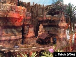 This replica of the Grand Canyon in Arizona represents one of the most popular tourist attractions in America, if not the world. The world heritage site is one of the most studied geological landscapes.