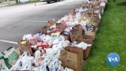 Community Food Drive in Virginia Helps Local Food Banks Distribute Donated Food Items