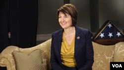 ທ່ານນາງ Cathy McMorris Rodgers ຜູ້ແທນສະພາຕໍ່າ ຈາກ​ລັດ Washington.