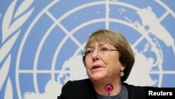 Alta Comisionada de las Naciones Unidas para Derechos Humanos, Michelle Bachelet.
