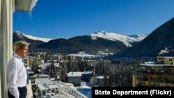 John Kerry à Davos, en Suisse, le 22 janvier 2016.