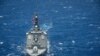 日本海上自卫队鸟海号导弹驱逐舰2016年7月28日参与环太2016演习 （美国海军第三舰队照片）
