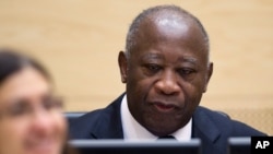 Former Ivory Coast President Laurent Gbagbo.