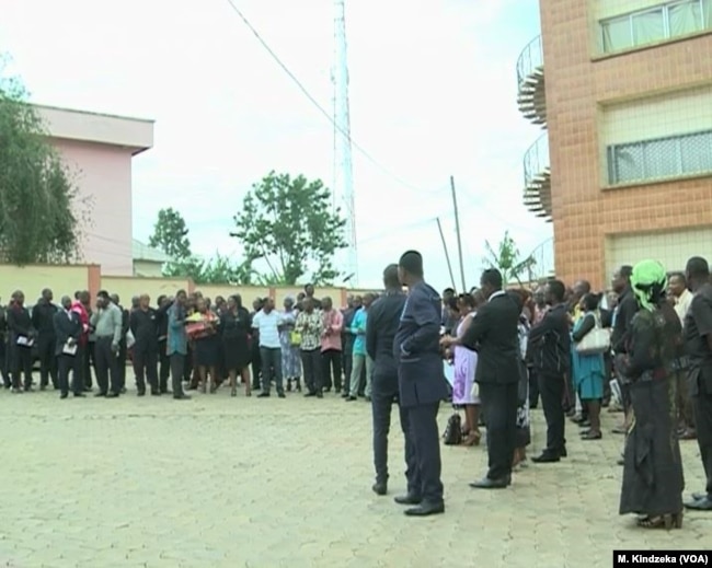 Teachers protesting in Bamenda, Cameroon, May 24, 2019.