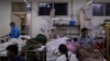 ကိုဗစ်ဝေဒနာသည်တွေကို ကုသမှုပေးနေတဲ့ နယူးဒေလီက ဆေးရုံတခု။ (ဧပြီ ၂၉၊ ၂၀၂၁)