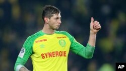 L'attaquant italo-argentin du club de Nantes Emiliano Sala