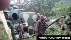 L’armée congolaise dans le nord-est de la RDC, Nord-Kivu, 31 janvier 2017. Crédit/FRADC