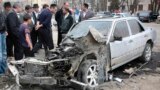 Après une explosion à Nazran, Ingouchie, Russie, le 24 mars 2008.