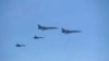 Российские военные самолеты в небе над Сирией (архивное фото) 