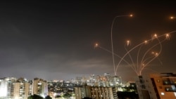 Izraelski antiraketni štit "Čelična kupola" presreće projektile ispaljene iz pojasa Gaze, 10. maja 2021.