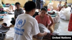Bantuan UNHCR untuk para pengungsi. (Foto: dok).