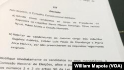 Alice Mabota e Hélder Proença viram processos refutados