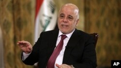 El primer ministro iraquí, Haider al-Abadi, dice que hará cumplir la autoridad de Bagdad en territorio kurdo.