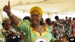 Oppah Muchinguri Minster of Women's Affairs 